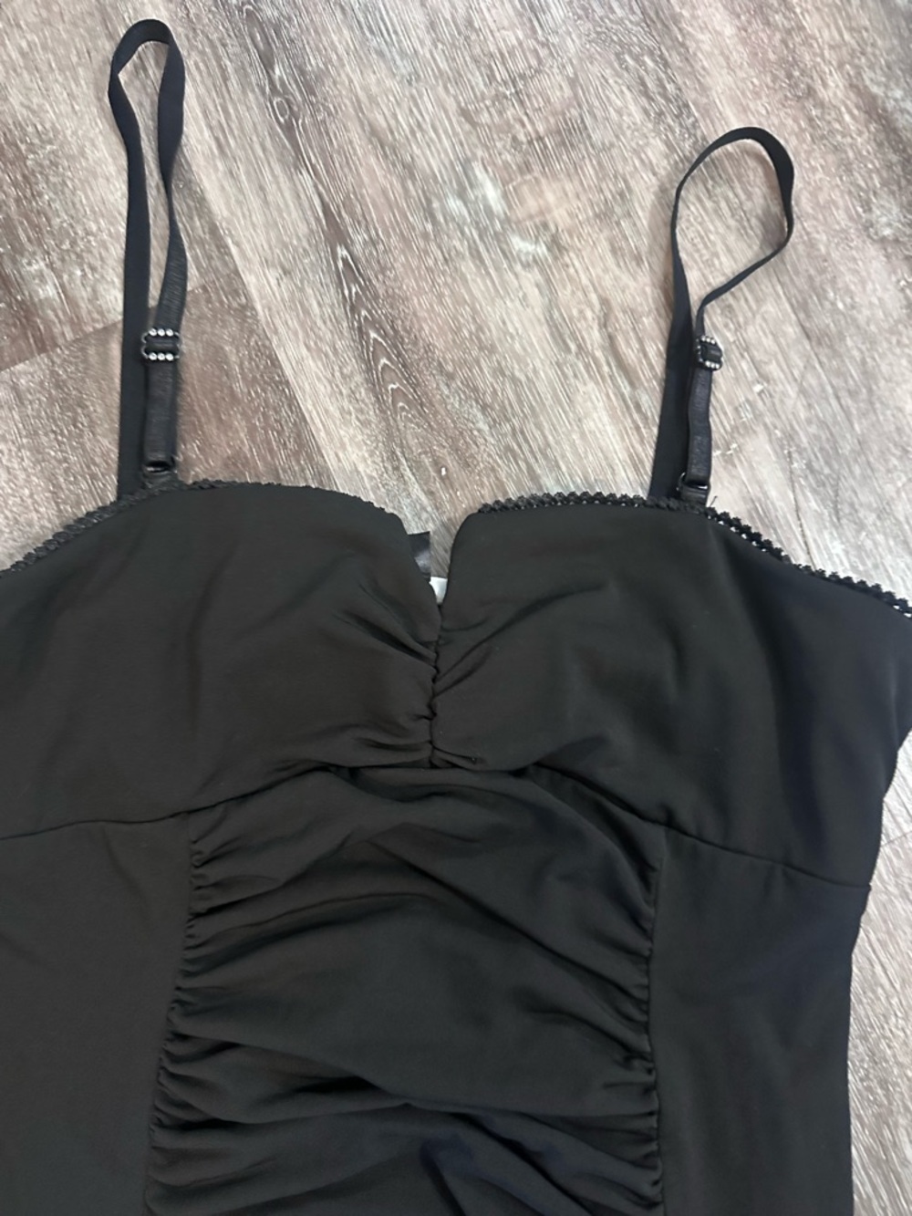 Jodi Kristopher Black Ruched  Mini Dress - Picture 3 of 4